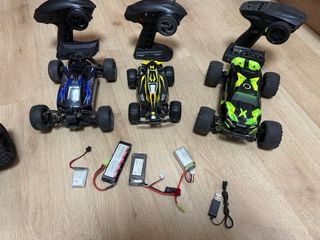 Lote 3 RC 3 Overmax y 1 himoto spino para reparar!