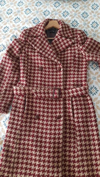 Abrigo de lana de Zara