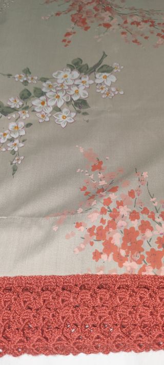 Sábanas vintage con puntilla crochet