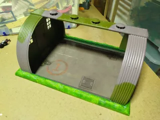 Hangar o base militar