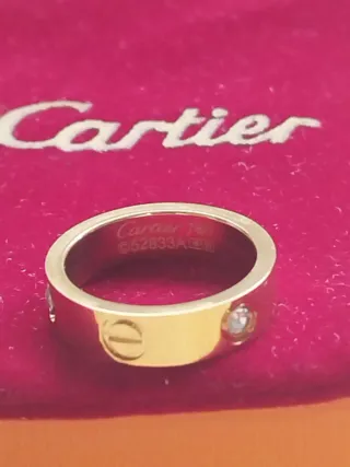 Anillo Cartier Love Oro 750 Diamantes