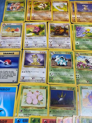 51 cartas pokémon JUNGLA inglés