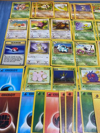 51 cartas pokémon JUNGLA inglés