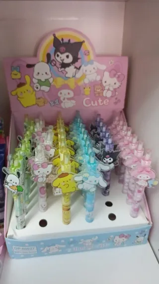 6 Bolígrafos Kawaii Sanrio