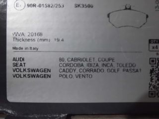 pastillas freno ibiza cordoba toledo golf passat