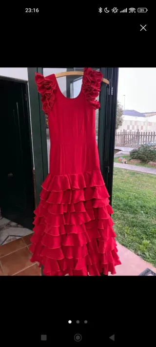 Vestido Flamenca Niña Volantes 9 años