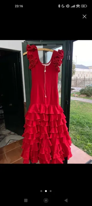 Vestido Flamenca Niña Volantes 9 años