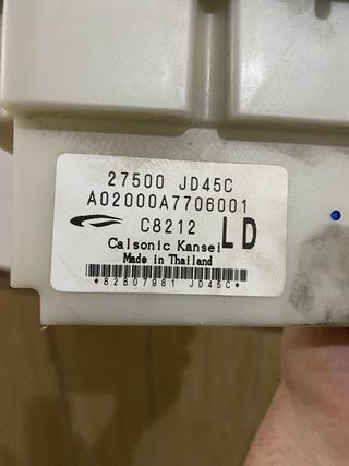 Climatizador Nissan Qashqai