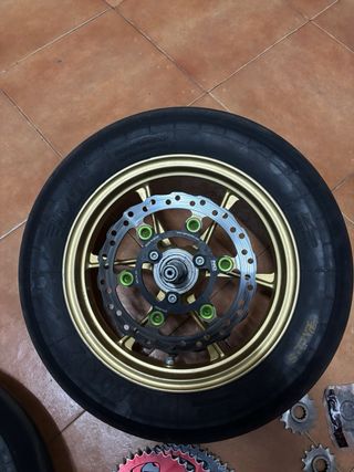 Kit Supermotard llanta 12” VCM con discos de freno