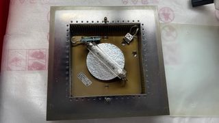 Lámpara de techo plafón cristal y metal