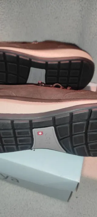 Zapatillas Joya Marrón y Plata