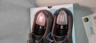 Zapatillas Joya Marrón y Plata