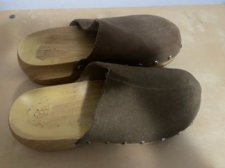 Sandalias Zara Marrón Talla 38 Mujer