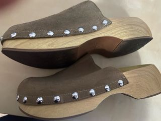 Sandalias Zara Marrón Talla 38 Mujer