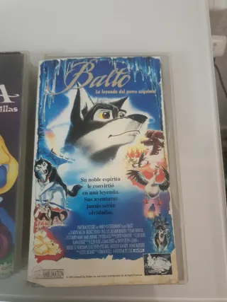 Lote 3 Películas VHS Disney Clásicos