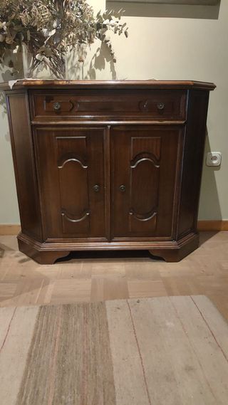 Mueble zapatero de madera