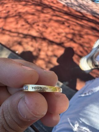 Anillo de oro con diamantes