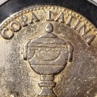 Moneda Conmemorativa Copa Latina 2 Títulos
