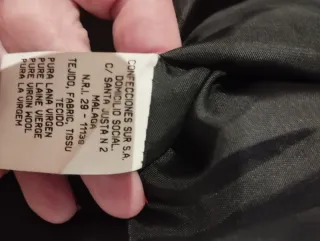 Traje pantalón raya diplomática gris