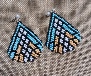 Pendientes artesanales mariposa