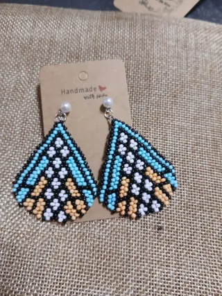 Pendientes artesanales mariposa