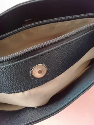 Tris 3 borse vintage nere e blu