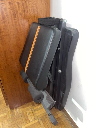 Mancuernas Lullax 40.5kg, soporte + banco top