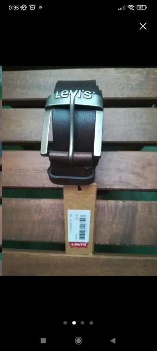 Cinturón Levi's Negro Talla 90/36