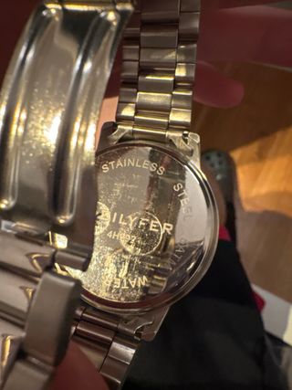 Reloj BILYFER Analógico Negro y Plateado