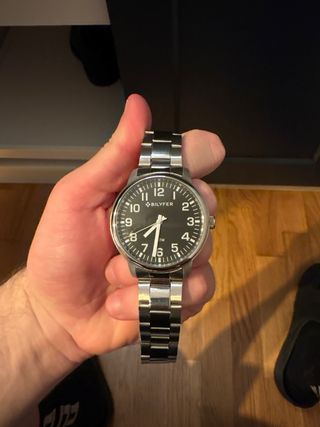 Reloj BILYFER Analógico Negro y Plateado