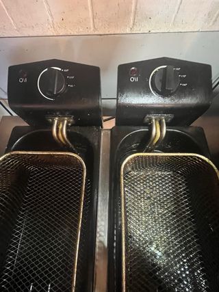 Freidora Tristar doble con cestas