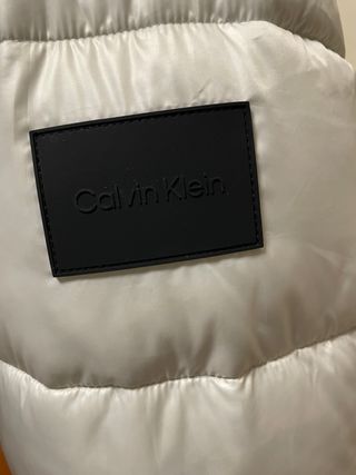 Giacca Calvin Klein bianca trapuntata
