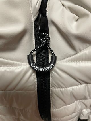 Giacca Calvin Klein bianca trapuntata