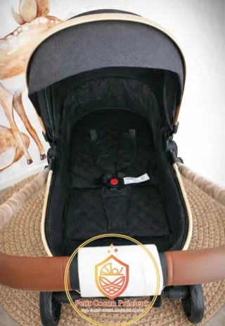 Carrito bebé 3 en 1 negro