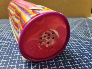 Portacolori vintage "Cioè" con cassa audio