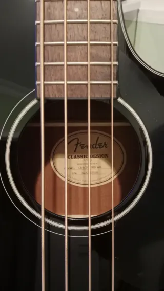 Bajo Fender Classic Design Negro
