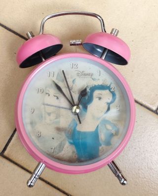 Collezione Sveglia rosa Disney. Vintage.