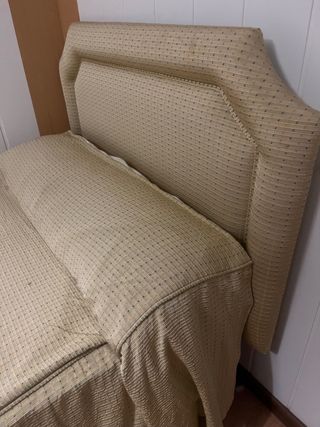 Cama completa con cabezal y regalo colcha a juego