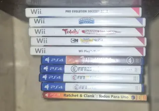 Lote Juegos Wii, PS4 y PS3