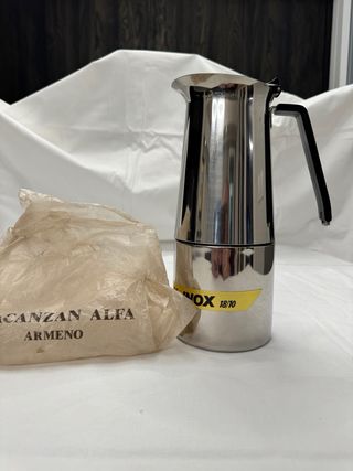 Caffettiera Moka GB 10 tazze Acciaio Inox