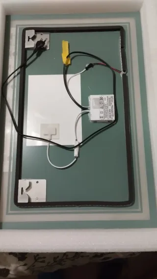 Espejo Baño con Luz Antivaho 60x40