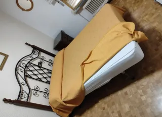 Somier y colchón de 135x190 (sin cabecero)