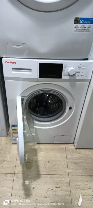 Lavadora Corbero Carga  6 KG Frontal Blanca