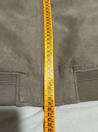 Chaqueta Bomber Suede Marrón XXL