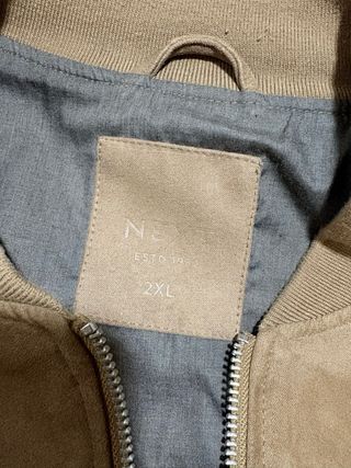 Chaqueta Bomber Suede Marrón XXL