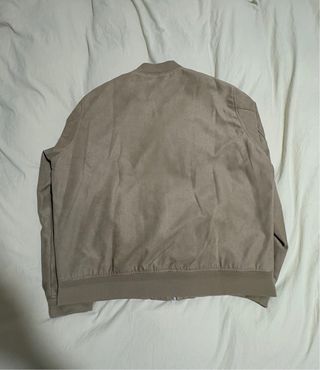 Chaqueta Bomber Suede Marrón XXL
