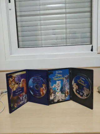 Pack Dúo DVDs Disney. La Dama y el Vagabundo 1 y 2