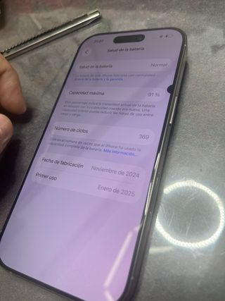 iPhone 16 Pro PARA PIEZAS. Leer