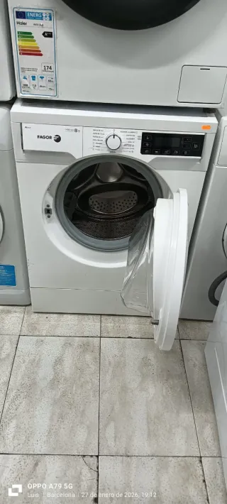 Lavadora Carga Frontal Fagor 8 kg