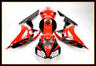 CARENADO HONDA PINTADO CBR 1000RR ROJO/NEGRO 06-0